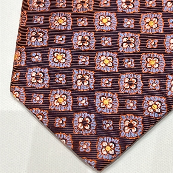 Men's Classic Dion Signature Geometric Tie - Picture 2 of 7